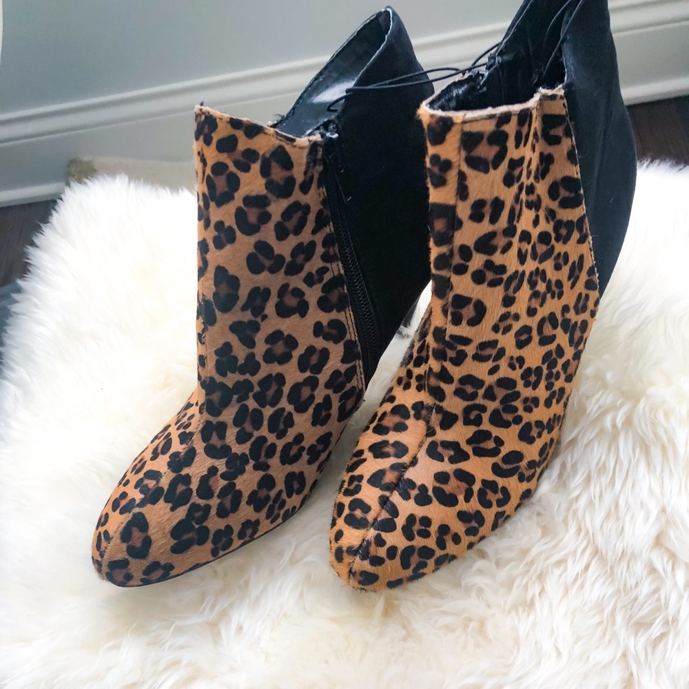 Leopard Booties